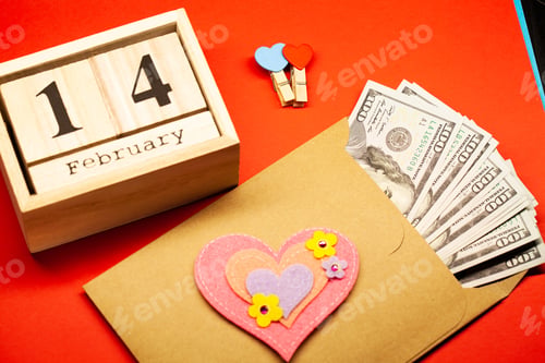 Preview: Valentines day background. Empty place for copy space for text