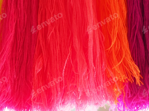 Preview: Colorful Strands Abstract Background in Pink Red Orange