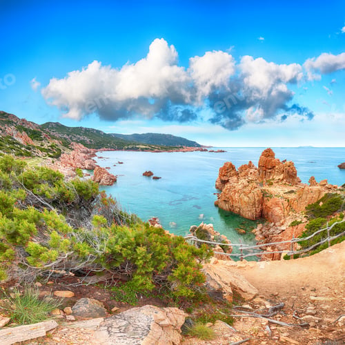 Preview: Fantastic view of popular travel destination Costa Paradiso.