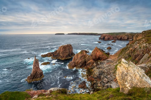 Preview: The sea stacks and crumbling cliffs at Mangersta