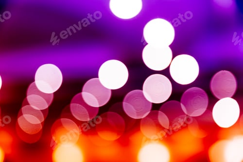 Preview: Colorful bokeh of light, with copyspace for advertising