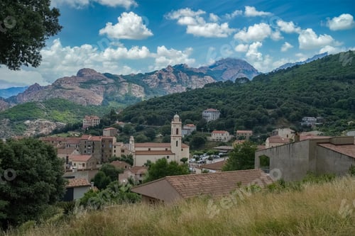 Preview: Corsica, Piana, a traditional village
