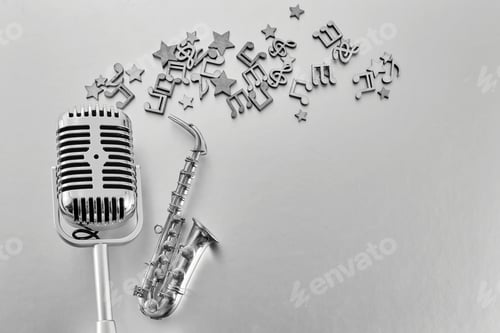 Preview: International Jazz Day or World Music day background.