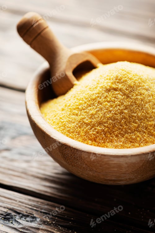 Preview: uncooked polenta