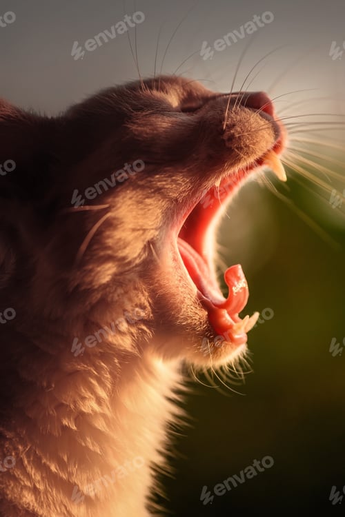 Preview: Cat Yawning