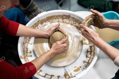 Preview: Making Pottery On Spinning Wheel