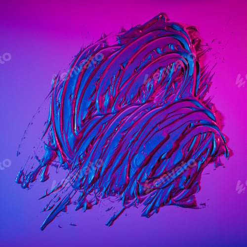 Preview: Puddle of neon paint