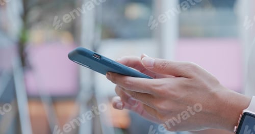 Preview: Woman use of mobile phone