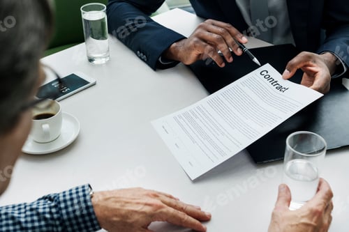 Preview: Business Discussion Talking Deal Concept