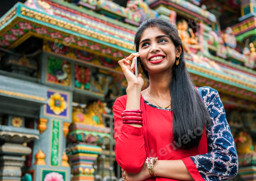 Preview: Indian people using mobile phone