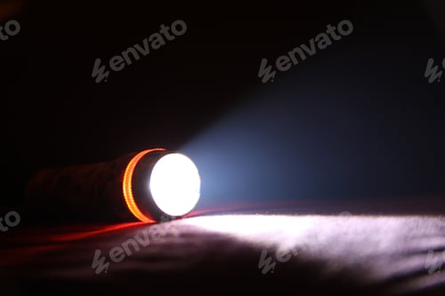 Preview: Light Beam from Electric Flashlight