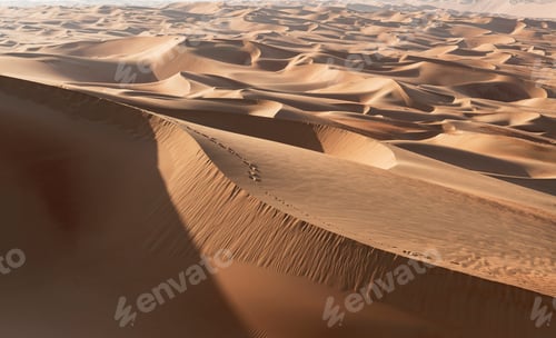 Preview: Sand dunes in the Empty Quarter Desert, between Saudi Arabia and Abu Dhabi, UAE