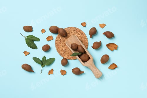 Preview: Tamarind fruit, concept of delicious food, fresh tamarind