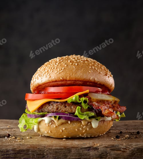 Preview: fresh tasty burger