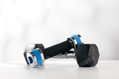 Preview: Two dumbbells.