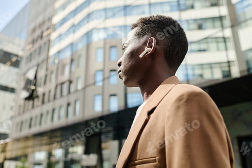 Preview: Man Listening To Music On Way To Work