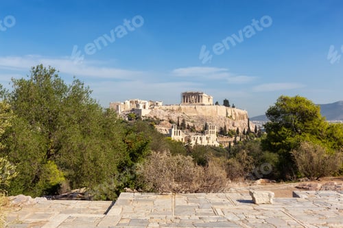 Preview: Historic Landmark, Odeon of Herodes Atticus, in the Acropolis of Athens, Greece.
