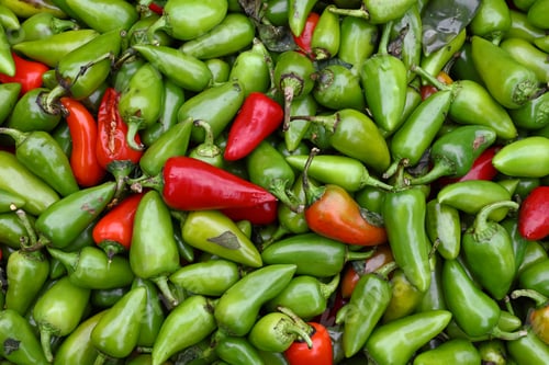 Preview: Green hot jalapeno chili peppers