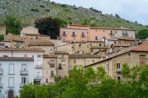 Preview: Calascio, medieval village in the Gran Sasso Natural Park, Abruzzi