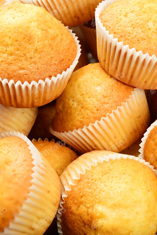 Preview: Heap of fresh muffins