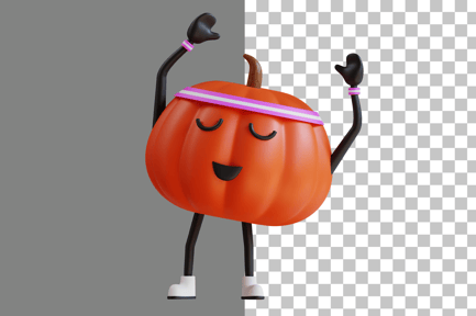 Preview: Pumpkin 3D Illustration