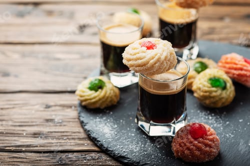 Preview: Traditional Italian cookes with almond
