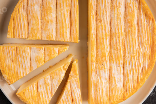 Preview: Soft cheese Tartiflette tasty cow milk, goat or sheep French food snack fresh
