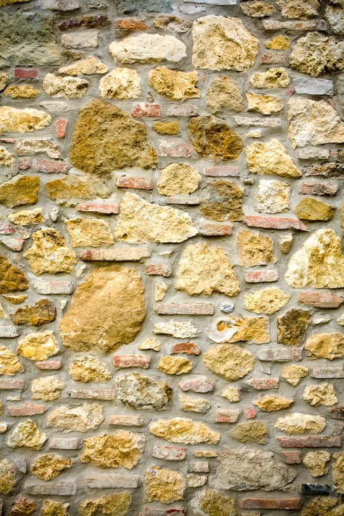 Preview: Old Stone Wall, Tuscany, Italy