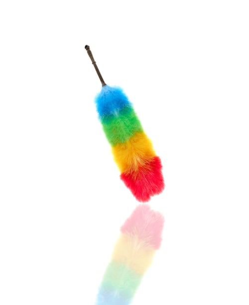 Preview: set of soft colorful duster isolated