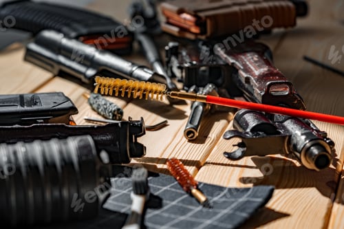 Preview: Gunsmith's working table for gun cleaning and maintaining