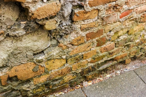 Preview: Old dirty brick wall.