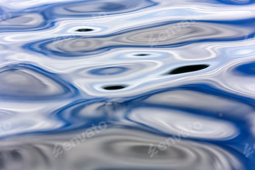 Preview: Abstraction of glowing water surface