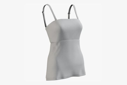 Preview: Ribbed Mini Dress with Adjustable Straps
