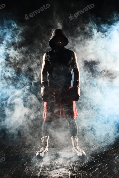 Preview: The young man kickboxing