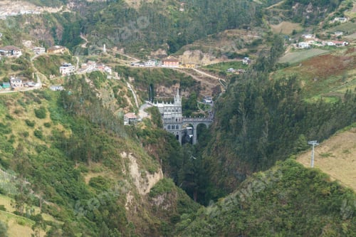 Preview: View from the top of the mountain on church