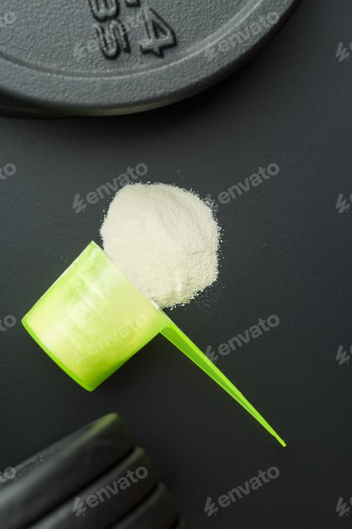 Preview: Whey protein powder.