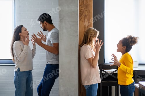 Preview: Family arguments and fights make children stressful angry or sad