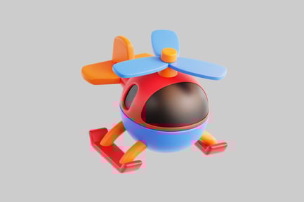 Preview: A stylized helicopter.