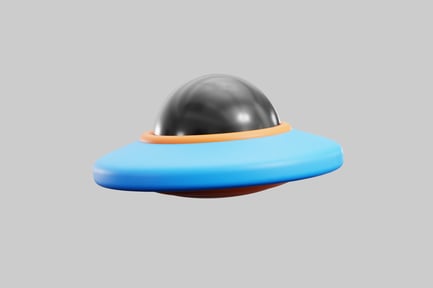 Preview: A stylized representation of a UFO.