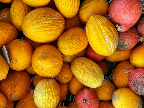 Preview: Different kind of melon fruit