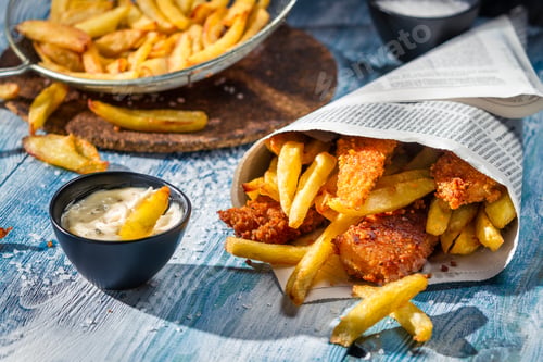 Preview: Homemade Fish & Chips and sauce