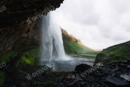 Preview: Sunrise on Seljalandfoss waterfall