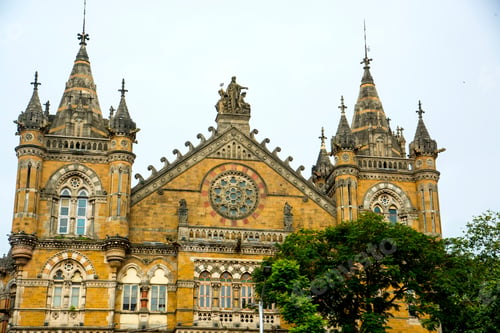 Preview: Facade of Chhatrapati Shivaji Terminus (formerly Victoria Terminus) in Mumbai, India.