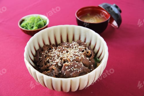 Preview: Gyudon Beef On Rice Japanese Food