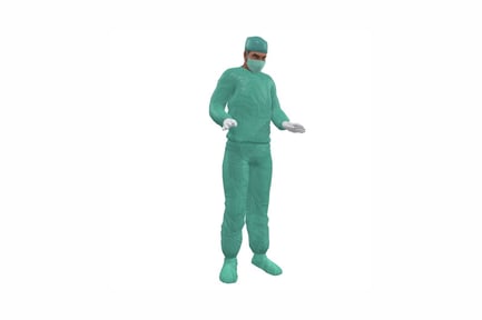 Preview: Surgical figure in ready stance