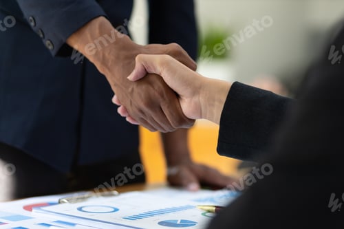 Preview: Handshake, Business cooperation at a meeting of business people.