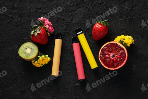 Preview: Smoking devices - electronic cigarette, concept of modern smoking