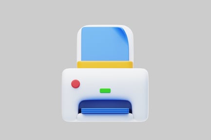 Preview: Minimalist desktop printer art