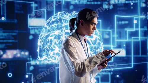 Preview: Manager doing AI human brain simulation