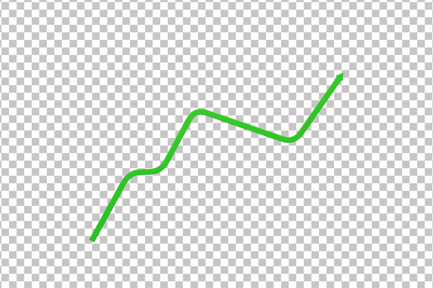 Preview: Green Arrow Rising Up 3D Icon